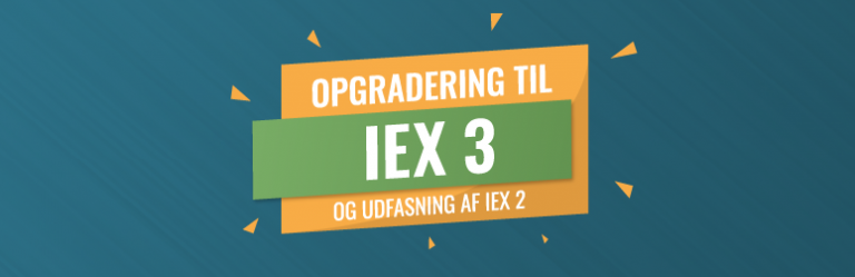 iex 3 opgradering 2021 blog