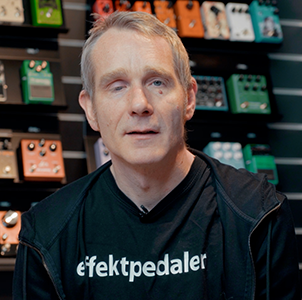 Effektpedaler ejes af Kristoffer, som har valgt at anvende en integration fra IEX